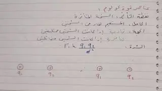 الكهرباء الساكنة – الجزء الثاني | قانون كولوم + التفريغ الكهربائي | فيزياء الصف الثامن