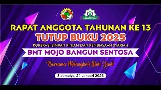 LIVE STREAMING RAPAT ANGGOTA TAHUNAN KE 13 , TUTUP BUKU 2025,