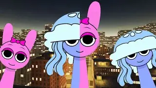 Piramixed Nightmare Sprunki Pinki And Aurelia Nextbot Gmod