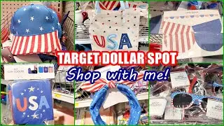 TARGET DOLLAR SPOT 4TH OF JULY ITEMS SHOP WITH ME 2021