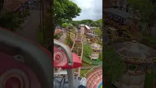 Ride the mini cable car at Citra Raya World of Wonders Theme Park