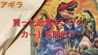 恐竜キングのカードを開封するよ！