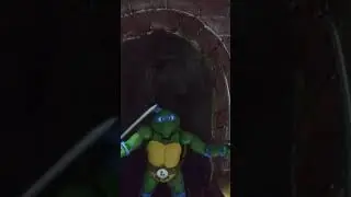 j.dioramas:tmnt ninja turtle wallorama