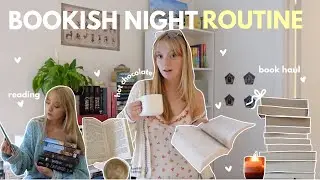 my bookish night routine (book haul, reading, tea) 🎄 *Bookmas Day 5*