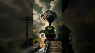 Squid Game Crossing Track Train #shorts
