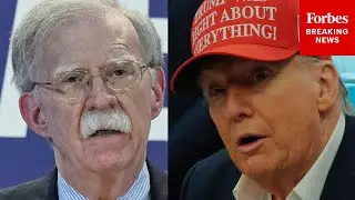 BREAKING NEWS: Trump Publicly Reacts To FBI Raid On 'Sleazebag' John Bolton's Home