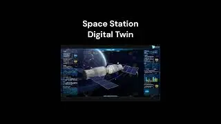 The Space Station Digital Twin #datavisualization #digitaltwin #3d #animation #hightopo #airforce