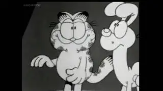 Garfield and Odie meet god