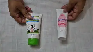 Mamaearth vs Johnson&rsquo;s Baby Cream review #johnson #mamaearth #review #compare #viralvideo #video