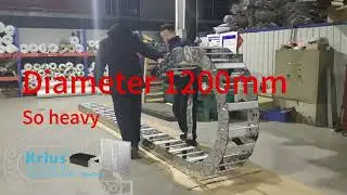 Manpower-towed steel cable carrier