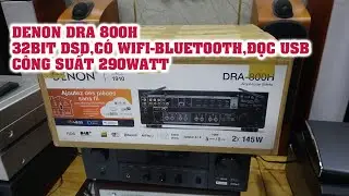 My goodness, a DENON amplifier with Wi-Fi, USB, Bluetooth, and 290 watts at such a low price! Wha...