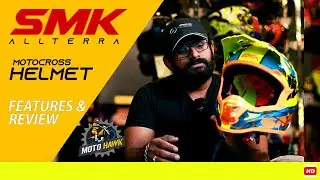 ഇത്രയും ചെറിയ വിലയ്ക്ക് മോട്ടോർക്രോസ്സ് ഹെൽമെറ്റോ!!  SMK Allterra motocross helmet features & review