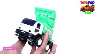 Garbage Truck Review ! Top Funny Finger Family Nursery Rhymes songs ! Toys for kids videos