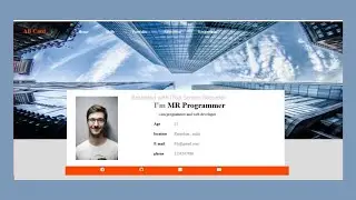 Create Beautiful Portfolio profile card using Html & Css step by step | Create profile card