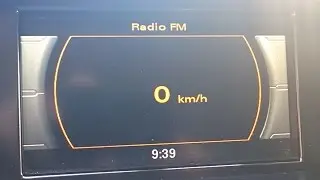 Audi A4 B8 - driving school mode activation - vključitev dodatnega avto&scaron;ola prikaza