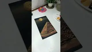 Egyptian pyramid #painting #shorts #youtubeshorts #art #artandcraft
