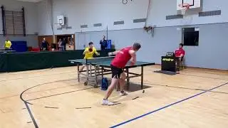 Tischtennis TTC Wenden gegen TTC M&ouml;drath - Alvaro Fuentes vs Cerven
