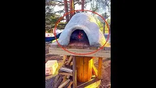 Big Pizza (Earthen) Oven - 1 Day work in 1 min !!!!