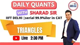 Daily Quants Series | Must solve questions of Geometry| Triangle question for CAT