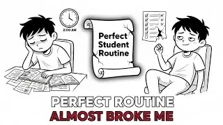 I Tried the &ldquo;Perfect Student Routine&rdquo; for 7 Days (It Almost Broke Me)