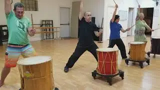 Taiko drum class