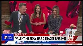 Valentine's Sip and Snacks on Channel 2 Denver