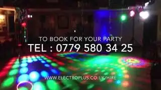 Electroplus Party Sound & Lighting Hire.