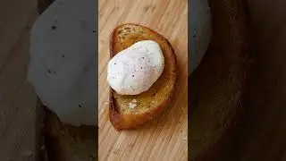 Good morning with a poached egg