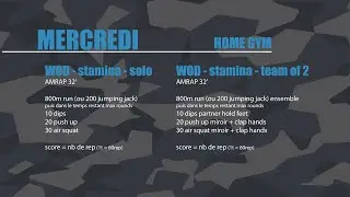 STAMINA MERCREDI - PULSE FACTORY CROSSFIT LAZULI