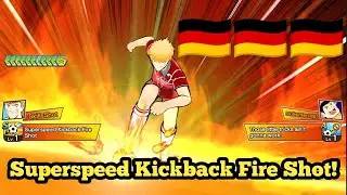 New Skill Karl Heinz Schneider: Superspeed Kickback Fire Shot! - Captain Tsubasa Dream Team