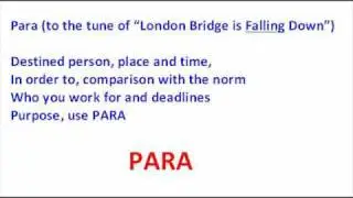 How to use Por and Para in Spanish - easy 10 SECOND SONG