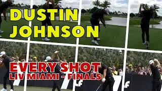 Every Shot of Dustin Johnson during  the LIV Miami Finals - 30th Oct 2022