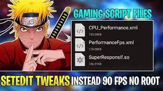 Gaming Script Files + Better Touch Response For Android Any Games | Fix Lag ! No Root