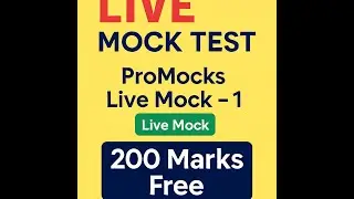 ProMocks Live Mock Test &ndash; ThePundits Official | 100 Questions | 200 Marks | Free Practice