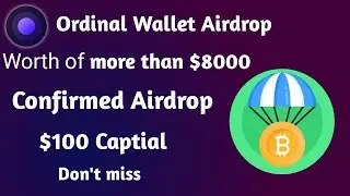 How to participate in ordinal wallet airdrops