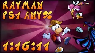 Rayman 1 PS1 100% speedrun 1:16:11