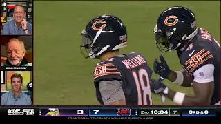 Bill Murray joins Peyton & Eli for Vikings vs. Bears | 'MNF ManningCast'