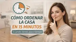 C&oacute;mo ORDENAR cuando est&aacute;s AGOTADA y sin tiempo (M&eacute;todo 15 Minutos)