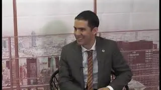 Wally Jadan with Adem Althor.  executive Director of Global Engagement  Oakland university