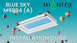 Mantra Blue Sky M5094 (Option A) installation to a Plaster Ceiling