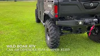 Can-Am Defender Rear Bumper By Wild Boar ATV