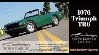 1976 Triumph TR6 For Sale Tampa Florida Survivor Classic Cars