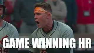 Kerry Carpenter Hits a Huge 9th Inning 3-Run Home Run in Game 2!!