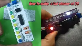how to make a LED chaser at $0 ?  Order PCB at allpcb in $0 without paying shipping.