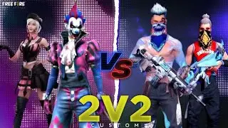 FREE FIRE 2vs2 😱AWM MATCH.⚡WITH HACKER , 🔥GOD LEVEL 💪GAMEPLAY. IMPOSSIBLE💥 MOVEMENT. 