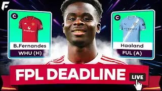 36K RANK! 🌍 FPL GW14 DEADLINE STREAM 🚨 FINAL TEAM 🔒
