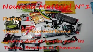 Nouveau Mat&eacute;riel N&deg;1 I Leurres Durs Truites, Brochets et Chevesnes + Tresse et Fluoro (HD)