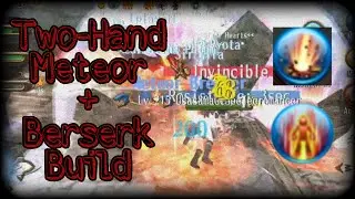 2H Meteor & Berserk Build (Damage+Speed) [ToramOnline]