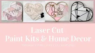 Laser Cut Acrylic Using 3M Adhesive & Shrink Wrap Packaging
