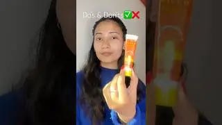 Do&rsquo;s & Don&rsquo;ts of Using Vicco Turmeric Cream!⚠️ #skincaretips #shorts #vicco #youtube #india #SHERY